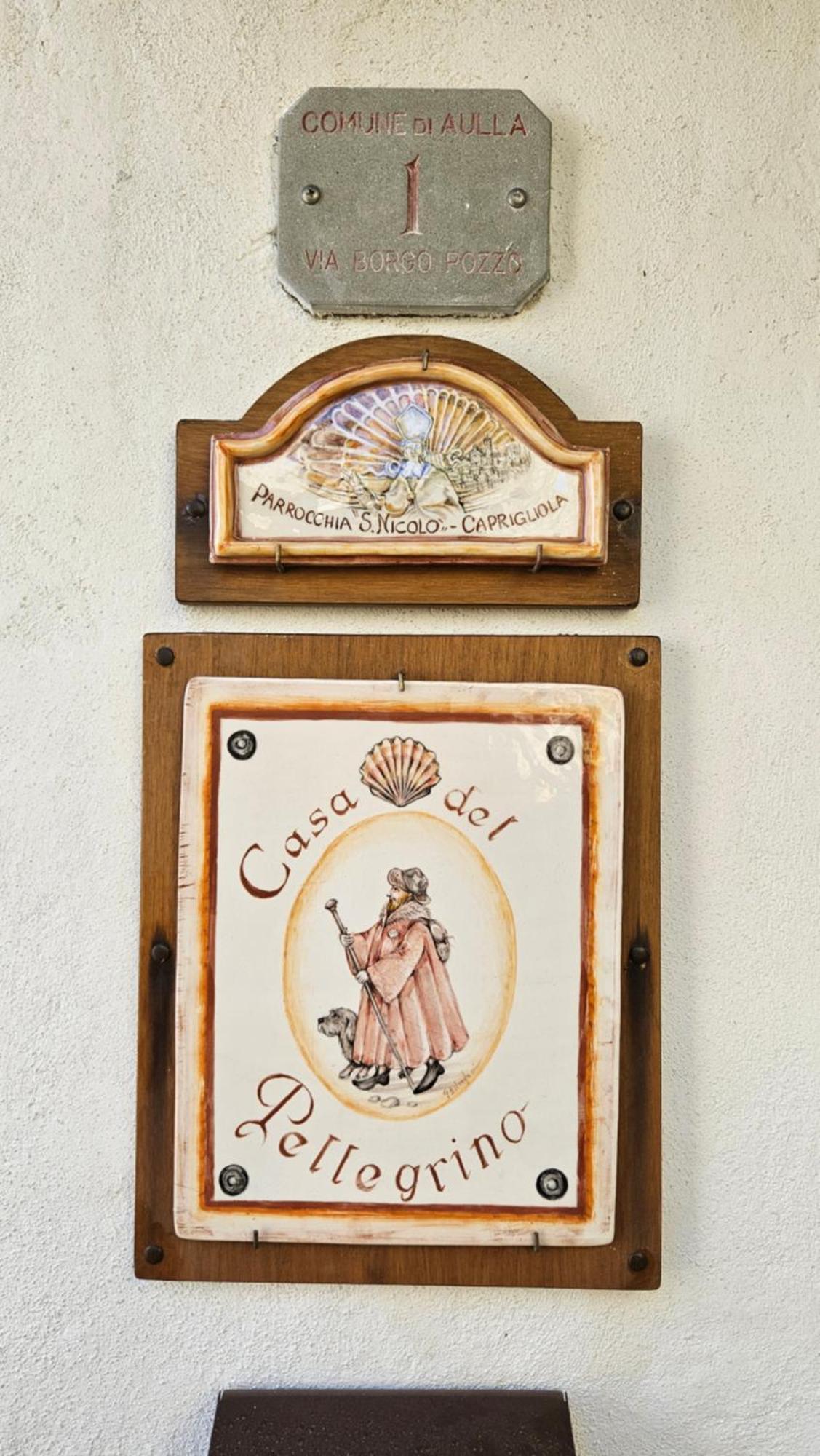 Appartamento Nel Borgo - Casa Del Pellegrino Sulla Via Francigena Аулла Екстер'єр фото